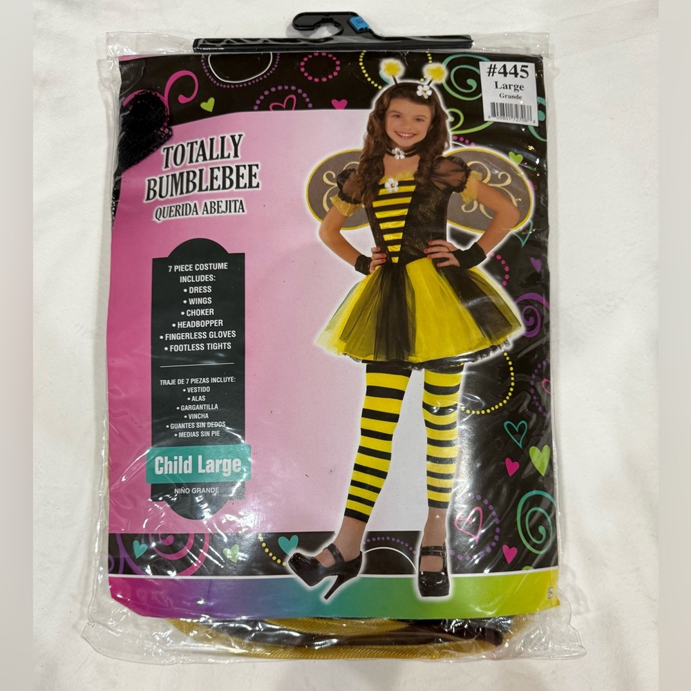 Halloween costume Totally Queen 🐝 Bumblebee Costume - Child Large 10-12